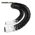 RIDERACE Colorful Road Bicycle Handlebar Tape Cork Wrap Anti-Vibration Racing Bike Handle Belt EVA+PU Double Color Riding Straps