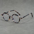 Wholesale Retro TR90 Computer Glasses Round Eyewear in Blue Blue Light Blocking Anti-Slip Eye Glasses Solid AC Lens Material