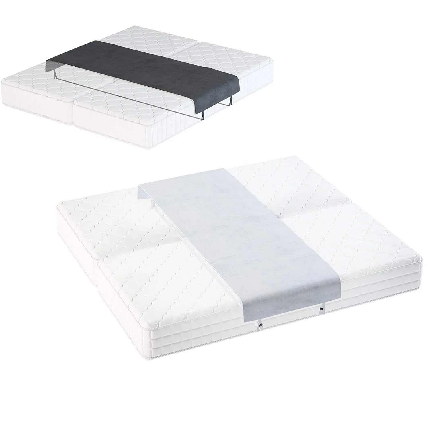 Bed Bridge Bed Gap Filler Mattress Connector Split King Gap Filler for Adjustable Bed