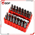 Professional GOF 33pcs Screwdriver Bit Set Steel DIY Hand Tool Kit Quick Release Hexagonal Slotted Phillips Special Drill Bits MegaBDM