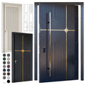 USA Modern Pivot Entry Doors for Houses Luxury Villa Entrance Security Doors for House Exterior Bullet Proof Home Security Door
