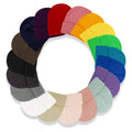 Multi Colors Blank Winter Hats for Men Women Knitted Solid Color Warm Beanie Hats Custom Embroidery Logo Common Travel