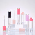 8ml empty rose red pink with brush 8g packaging lipgloss with brush lip gloss tube with wands lip gloss containers tube