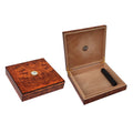 Custom Modern Empty Blank Wholesale Manufacturer Single Sleeve Slide Lid Pack Wood Cigar Box Wooden Cigar Humidor