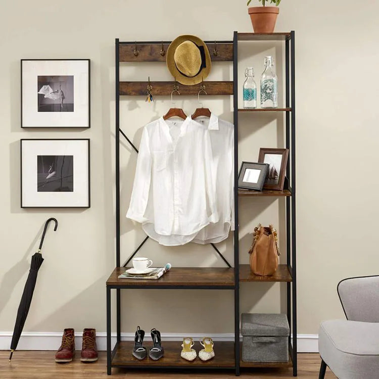 Modern Metal Coat Rack Stand for Entryway or Bedroom Living Room or Hotel Furniture Home Furniture General Use