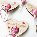 Wooden Lollipop Holder Valentine's Day Gift Classroom Gift Idea