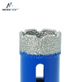 Diamond Drill Bit Vacuum Brazed Hole Saw Set with Triangle Shank Drilling Porcelain Tile Ceramic Marble Granite Masonry Quartz