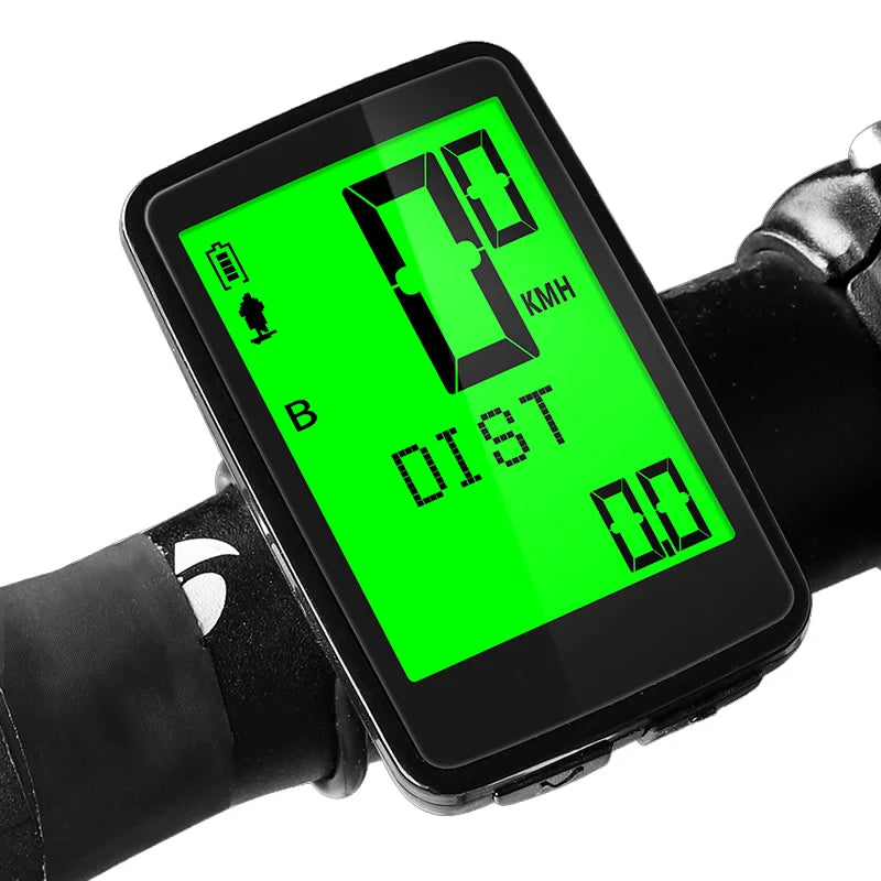 RTS WB New USB Recharge Sensor Digital Odometer Five Languages IPX7 Waterproof Wireless Exercise Bicycle Computer