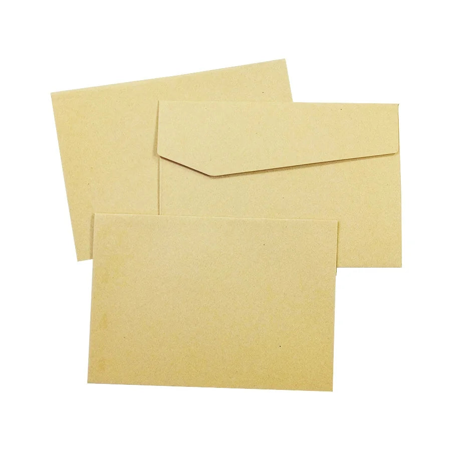 Vintage Paper Envelopes DIY Wedding Letter Greeting Card Envelope 170x120mm Custom Your logo Size Custom Your Design