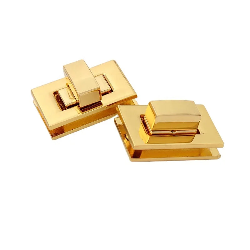 Nolvo World 3 Colors 27*17mm Factory Wholesale High-end Luxury Luggage Hardware Accessories Metal Turn Lock