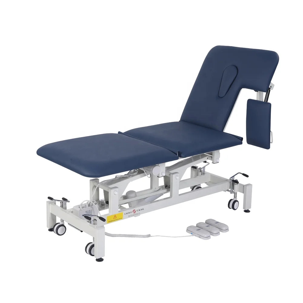 Ultrasound Physiotherapy Table Electric Massage Table Aesthetic Stretcher Medical Couch Osteopathy Treatment Table with 3 Motors