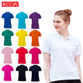 OEM Custom Multicolor Women's Polo Shirts Wholesale 100% Cotton Blank Plain Polo Shirts for Women