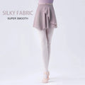 Short Dance Silky Chiffon Wrap Skirt for Ballet Ballroom Training Polyester Material Justwell Brand Adult Girls