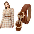 Women's Belt Fashion Diamond-Studded Thin Belt Women's Embellishment Diamond Belt Women's Suit Skirt  Waist Seal