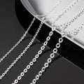 O-Shape Cross Sunflower Chain Ladies Various Sizes Stainless Steel Embossed Link Necklace Jewelry Jewelry Findings Components