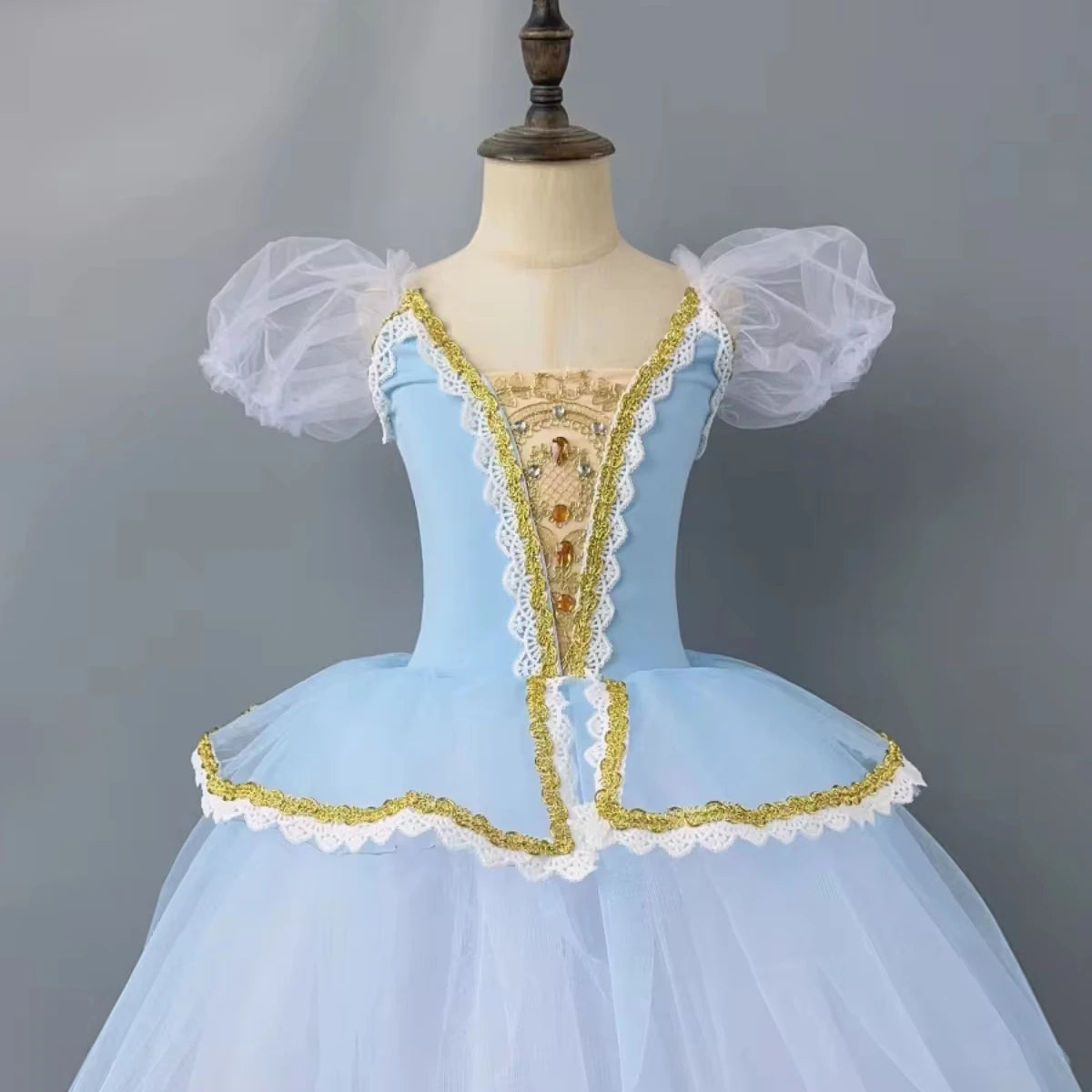 New Girls Ballet Skirt Costume Children's Little Swan Tulle Tutu Skirt Long Soft Veil Princess Dress