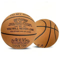 High Quality Custom Made Laminated Cow Leather Basketball Size 7 Printed PU Leather Training Ball