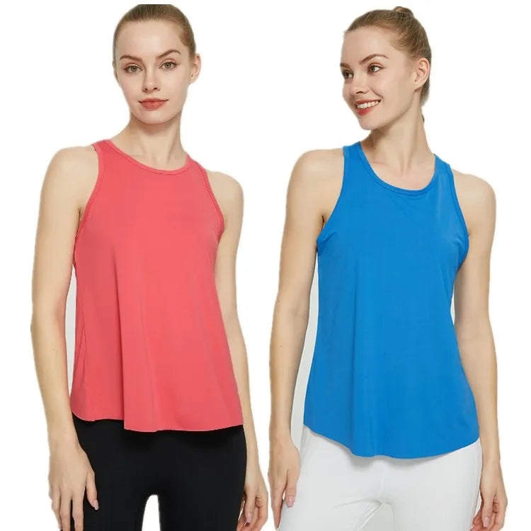 Wholesale Sports Light Weight Workout Gym Yoga Fitness Vest Girl Undershirt Tank Top Women Singlet Tank Tops MegaBDM