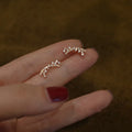 Korean INS Fashion Pure 925 Sterling Silver Shiny Zircon Star Stud Earrings for Women Girls Jewelry