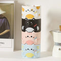 XHLSUB BPA-Free Cat Cartoon Mug Minimalist Design Ceramic Cup Pair for Water or Coffee for Back to School