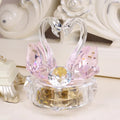 2026 Elegant Animal Swans Centerpieces Crystal Ornaments Souvenir Home Wedding Decoration with Gift Box