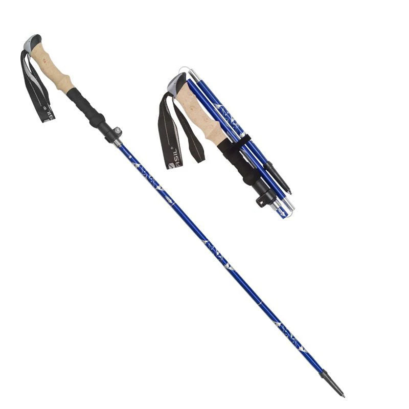 Ultra Light Trekking Poles Hiking Rod Trekking Poles for Hiking Nordic Walking Poles Collapsible Walking Stick Trekking Rod