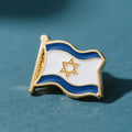 New Trend Metal Pins Badge Factory Professional Custom Country Hard Soft Israel Flag Enamel Pin