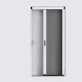 HUIHUANG Modern Anti-Mosquito Retractable Plisse Mosquito Net Door Aluminum Alloy Frame Sliding Folding Screen Window 5-year