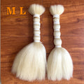 2026 Virgin Yak Hair Bundles Straight Treatment Yak Tail Hair White Color 20''-22''