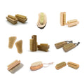 High Quality Wholesale Nails Tools 9.5*4CM Natual Color Wood Custom Logo Small Cute Nail Dust Brush With Bristle