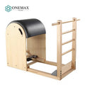 ONEMAX Multifunctional Maple Wood Pilates Reformers Fitness Equipment with Wooden Ladder Barrel