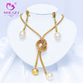 MEIZI Jewelry Elegant Luxury Ladies Party Wedding Jewelry Set