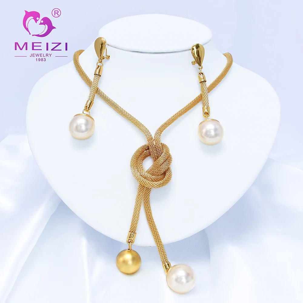 MEIZI Jewelry Elegant Luxury Ladies Party Wedding Jewelry Set