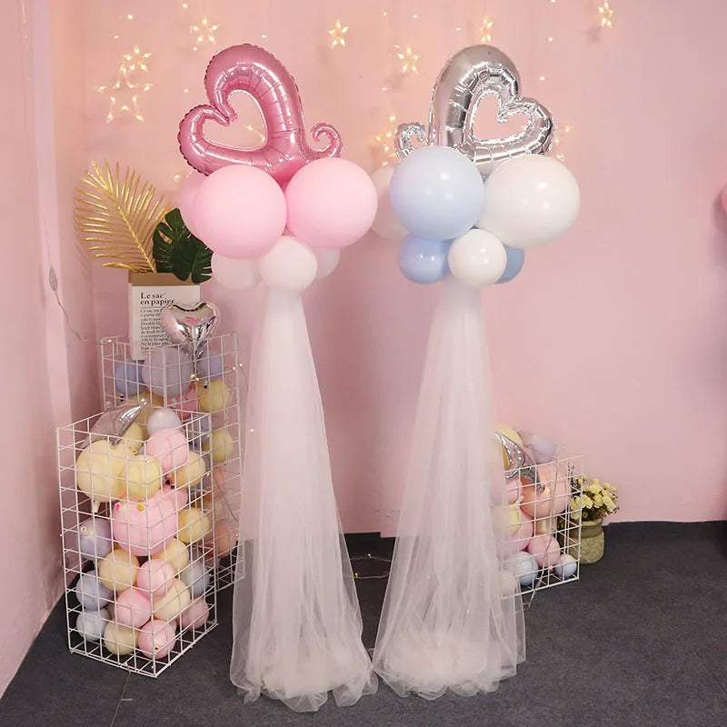 Valentine Day Wedding Party Decorate Balloon Set Column Road Lead Bracket