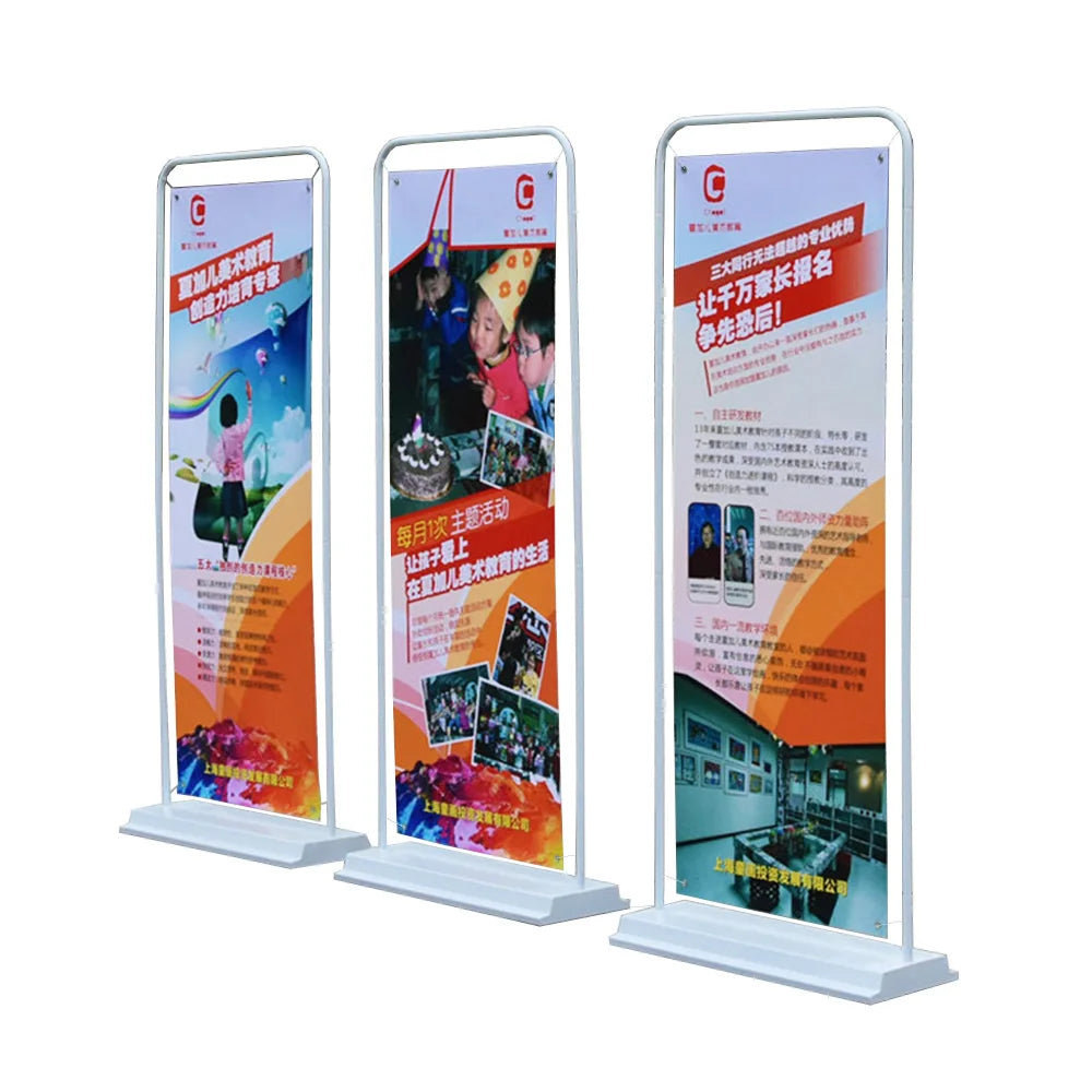 Custom Advertising Promotion Exhibition Aluminum Retractable Pull Display Roll up Banner Stand