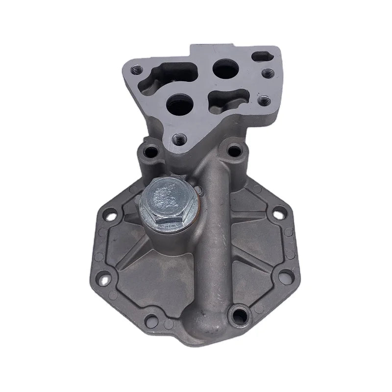 Excavator Parts E320B E320C Oil Hand Pump E320D Filter Seat of Engine Oil Grid 8 Holes 1R-0739 Oil Filter Base