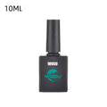 Silk Printing logo Empty square Shape Matte Black 10ml with Brush Glass Nail Polish Bottle