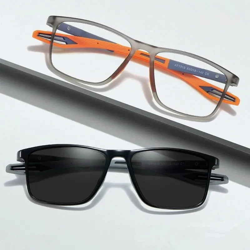 Wholesale Ultralight Spring Hinges Anti Blue Light Eyeglasses UV400 Sports Photochromic Glasses Men Women