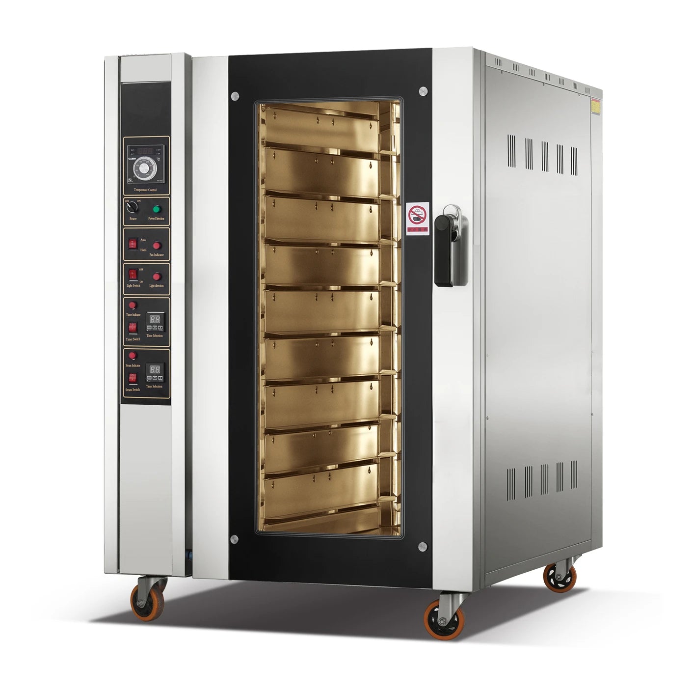 KAINO Commercial Steam Bread Pizza Toaster Oven Counter Top 5 Trays / 10 Trays Electric Gas Bakery Convection Oven