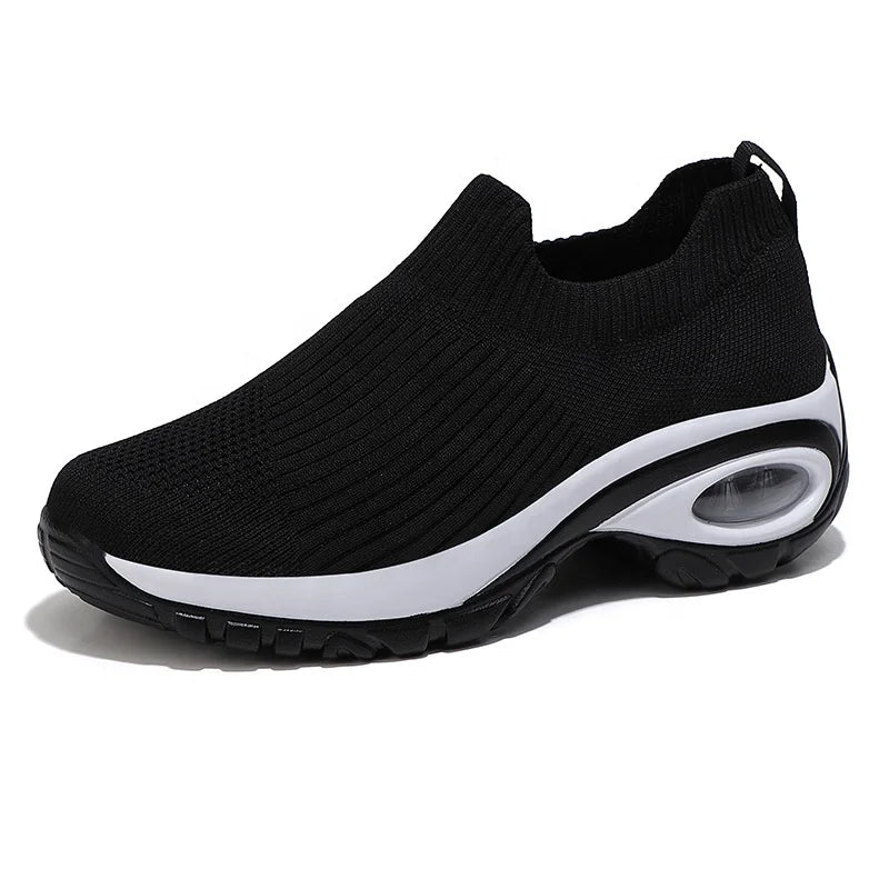 YUXING Women's Sports Running Casual Walking Lace-Up Shoes Breathable Slip-Resistant Soft Lightweight Mesh Upper Spring Summer