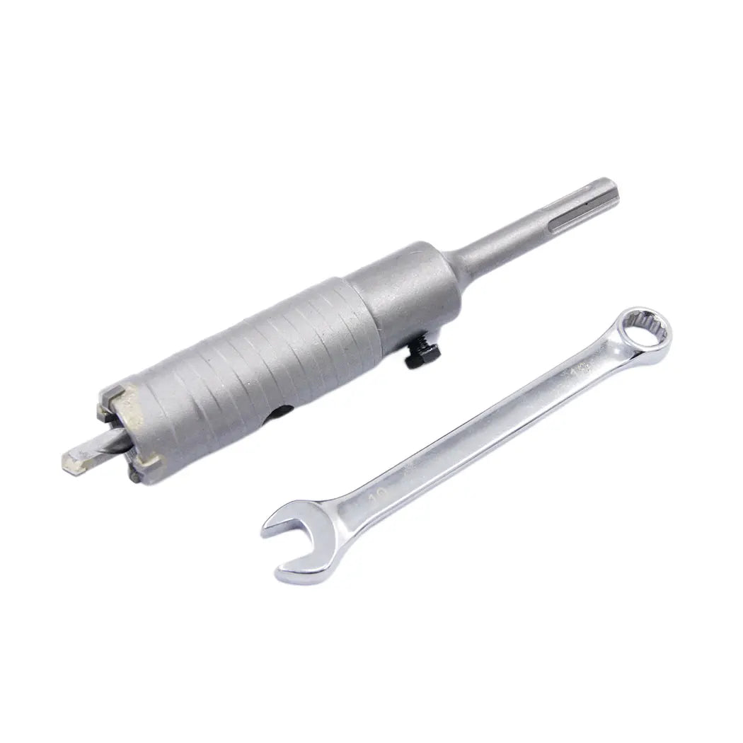 LAIWEI Carbide 35mm Center Drill Bit for Brick Concrete Cement & Stone with SDS Bit & 110mm Adapter 200mm Total Length