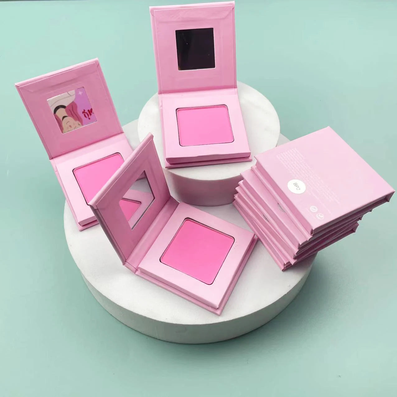 Wholesale Cruelty Free Shimmer Blush Private Label Cheek Tint Vegan High Pigment Cream Blusher Blush Palette