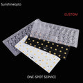 Customizable 144 LED SMD Street Light Module with 80W 90W 100W LED Lenses PC Plano-Convex Structure