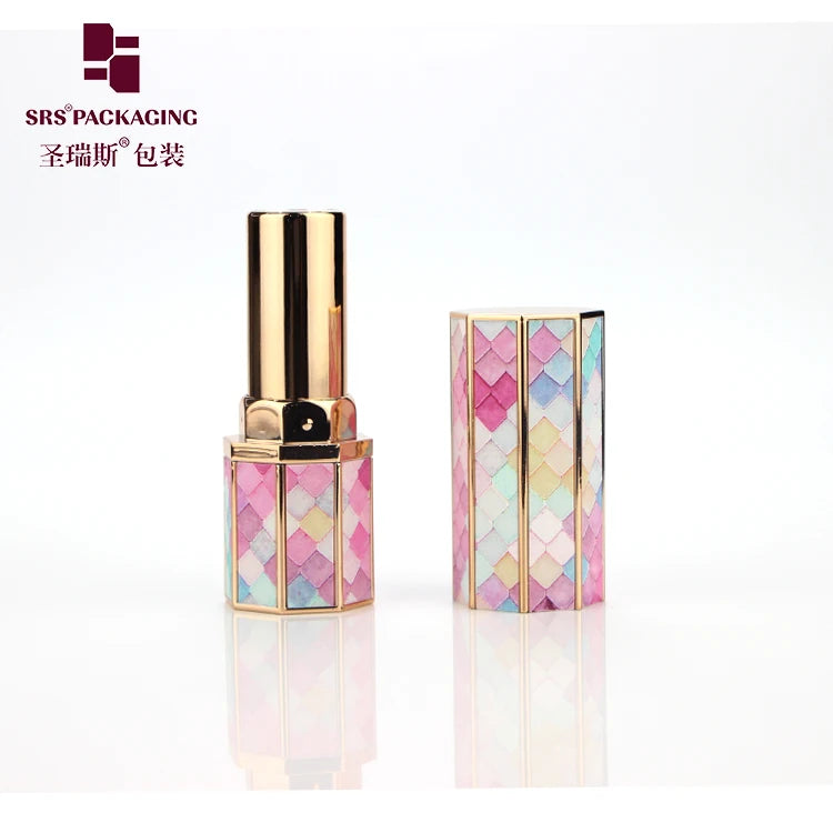 Aluminum Empty Lip Balm Container  Lipstick Container clear Metal Custom Lipstick Tube Lipstick case