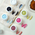 ZRKGEL 10 ml 6 Colors Nails Factory Soak off Pat Paint Nail Gel Polish Private Label Gradient Effect Patting Paint Nail Gel Set