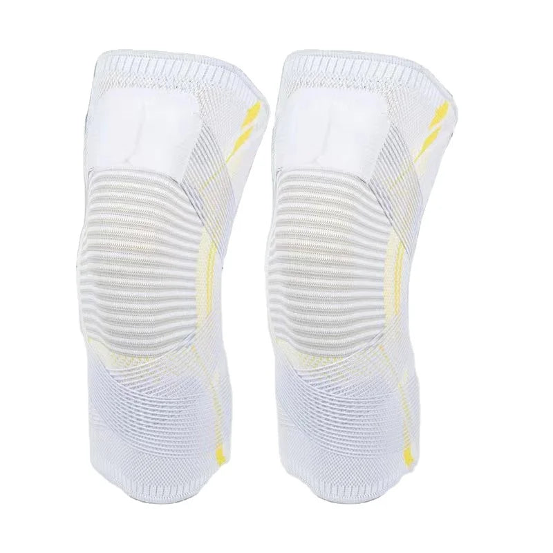 HX034 Custom Adjustable 3D Knitted Elastic Compression Sleeve Pair Hot Selling Knee Support for Flexible Protection