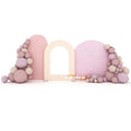 Customized Color Wedding Arch Backdrop Stand with 1.2mm Thick Aluminum Frame and Polyester Fabric Easy Assembly
