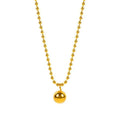 Trendy OT Clasp Stainless Steel 18k Gold Plated Queen Coin Pendant Necklace Pearl Jewelry
