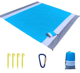 Hot Sale Custom logo Lightweight Waterproof Beach Mat Foldable Recycled Outdoor Camping Picnic Blanket Beach Mat