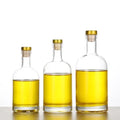 Special High Grade Empty 500ml 250ml Glass Bottle Custom Glass Bottle Round Vodka Glass Bottle With Cap